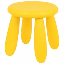Табурет детский МАМОНТ желтый от 2 до 7 лет безвредный пластик