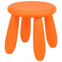 Табурет детский МАМОНТ оранжевый от 2 до 7 лет безвредный пластик