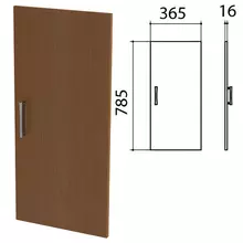 Дверь ЛДСП низкая "Монолит", 365х16х785 мм. цвет орех гварнери, ДМ41.3