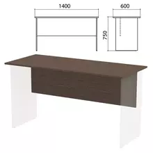 Столешница царга стола письменного "Канц" 1400х600х750 мм. цвет венге СК21.16.1