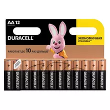 Батарейка Duracell Basic AA (LR06) алкалиновая 12BL