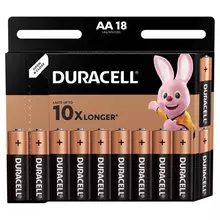 Батарейка Duracell Basic AA (LR06) алкалиновая 18BL