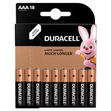 Батарейка Duracell Basic AAA (LR03) алкалиновая 18BL