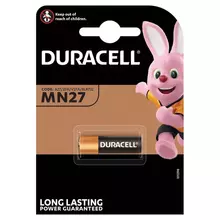 Батарейка Duracell MN27 (27A) 12V алкалиновая 1BL