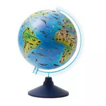 Глобус зоогеографический Globen 25 см. на круглой подставке