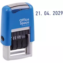 Датер ленточный OfficeSpace пластик 1 стр. 3 мм. банк