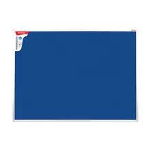 Доска фетровая Berlingo "Premium" 90*120 см. синяя алюминиевая рамка