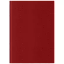 Телефонная книга А7, 64 л. кожзам, OfficeSpace "Dallas" бордовый, с вырубкой