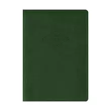 Телефонная книга А7, 64 л. кожзам, OfficeSpace "Winner" зеленый, с вырубкой