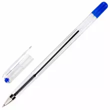 Ручка шариковая масляная MUNHWA "Option" синяя узел 05 мм. линия 03 мм. OP-02