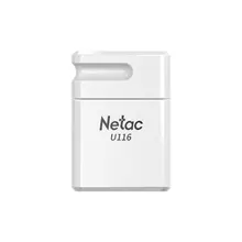 Флеш-диск 64 GB NETAC U116 USB 2.0 белый NT03U116N-064G-20WH