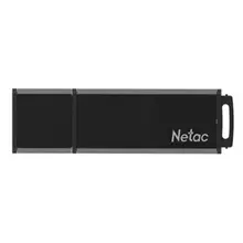 Флеш-диск 64GB NETAC U351 USB 3.0 черный NT03U351N-064G-30BK