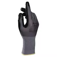 Перчатки текстильные MAPA Ultrane 553, нитриловое покрытие (облив) размер 10 (XL) черные