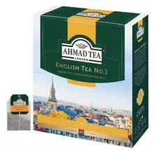 Чай AHMAD (Ахмад) "English Tea №1" черный 100 пакетиков с ярлычками по 2 г.