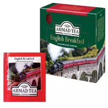 Чай AHMAD (Ахмад) "English Breakfast" черный 100 пакетиков по 2 г
