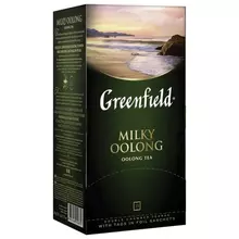 Чай GREENFIELD (Гринфилд) "Milky Oolong" ("Молочный улун") улун с добавками 25 пакетиков по 2 г. 1067-15