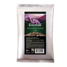 Чай GREENFIELD (Гринфилд) "Mountain Thyme" черный с чабрецом листовой 250 г. пакет 1142-15