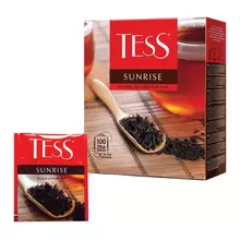 Чай TESS (Тесс) "Sunrise" черный цейлонский 100 пакетиков по 18 г. 0918-09