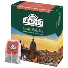 Чай AHMAD "Classic Black Tea" черный 100 пакетиков с ярлычками по 2 г. 1665-08