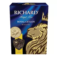Чай RICHARD "Royal Ceylon" черный листовой 180 г. картонная упаковка