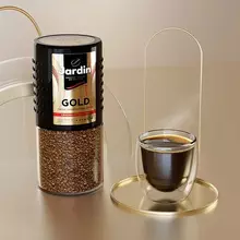 Кофе растворимый JARDIN "Gold" сублимированный 190 г. стеклянная банка 1667-06