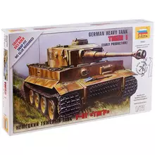 Модель для сборки ZVEZDA "Немецкий тяжелый танк T-VI Тигр" масштаб 1:72