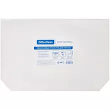 Одноразовые бумажные покрытия на унитаз OfficeClean Professional (V1) 365*42 см. 250 шт. белые