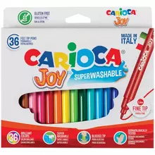Фломастеры Carioca "Joy" 30 цв. 36 шт. смываемые