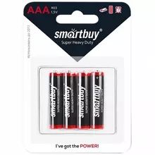 Батарейка SmartBuy AAA (R03) солевая BC4