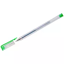 Ручка гелевая OfficeSpace зеленая 05 мм.