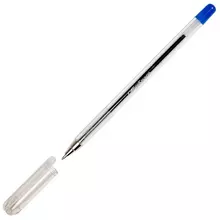 Ручка шариковая OfficeSpace синяя 10 мм. штрих-код