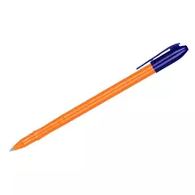 Ручка шариковая Стамм. "VeGa. Orange" синяя 07 мм. оранжевый корпус