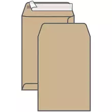 Пакет почтовый В4, UltraPac, 250*353 мм. коричневый крафт, отрывная лента, 90г./м2