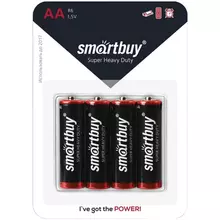 Батарейка SmartBuy AA (R06) солевая BС4
