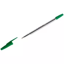 Ручка шариковая Corvina "51 Classic" зеленая 10 мм. прозрачный корпус