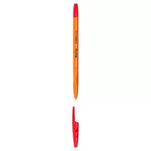 Ручка шариковая Berlingo "Tribase Orange" красная 07 мм.