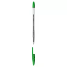 Ручка шариковая Berlingo "Tribase" зеленая 10 мм.