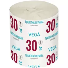 Бумага туалетная Vega 1-слойная 30 м/рул. серая