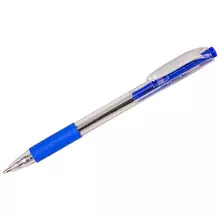 Ручка шариковая автоматическая Luxor "Sprint" синяя 10 мм. грип
