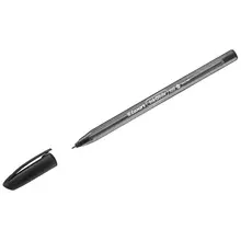 Ручка шариковая Luxor "InkGlide 100 Icy" черная 07 мм. трехгранная