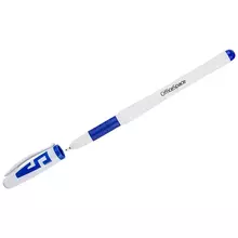 Ручка гелевая OfficeSpace синяя 06 мм. грип игольчатый стержень