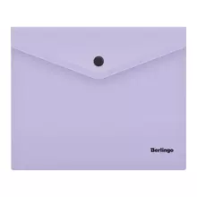 Папка-конверт на кнопке Berlingo "Instinct" А5+ 180 мкм. лаванда