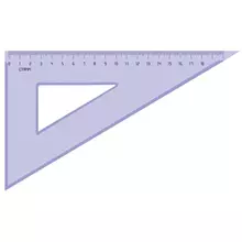Треугольник 30° 18 см. Стамм. полистирол прозрачный тонированный