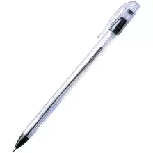 Ручка шариковая Crown "Oil Jell" черная 07 мм. штрих-код