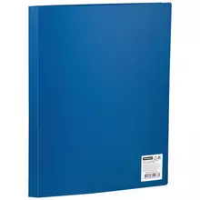 Папка с 10 вкладышами OfficeSpace А4 9 мм. 400 мкм. пластик синяя