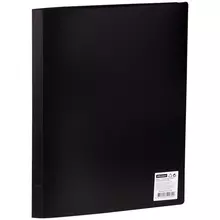 Папка с 10 вкладышами OfficeSpace А4 9 мм. 400 мкм. пластик черная