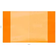 Обложка 210*350 для дневников и тетрадей Greenwich Line ПВХ 180 мкм. "Neon Star" оранжевый ШК