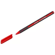 Ручка шариковая Berlingo "Triangle Twin" красная 07 мм. игольчатый стержень