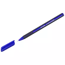 Ручка шариковая Berlingo "Triangle Twin" синяя 07 мм. игольчатый стержень
