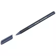 Ручка шариковая Berlingo "Triangle Twin" черная 07 мм. игольчатый стержень